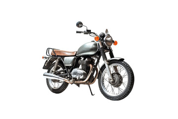 High-quality motorbike illustration PNG on transparent background for digital design projects and creative visual presentations