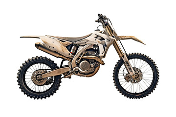 High-resolution png of a rugged offroad bike on a transparent background, ideal for adventure sports designs and outdoor-themed digital projects