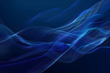 Obraz premium Abstract Blue Waves