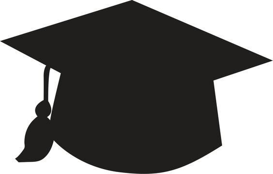 recommend clip art: graduation cap silhouette eps vector
