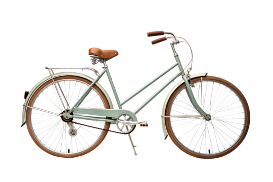 Cycle isolated on transparent background, perfect for children’s toys, nostalgic decor, or retro-themed design projects in high-resolution png format