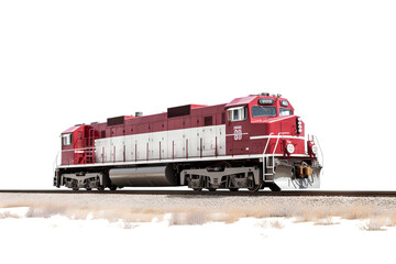 Obraz premium Detailed PNG of a modern train on transparent background for use in transportation design projects, illustrating high-speed rail travel and advanced public transit systems