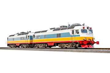 Detailed PNG of a modern train on transparent background for use in transportation design projects, illustrating high-speed rail travel and advanced public transit systems