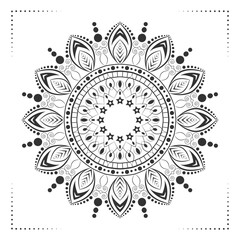 Geometric luxury mandala pattern vector design. Modern and minimalist mandala layout.