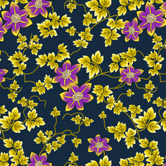 seamless floral background allover floral design