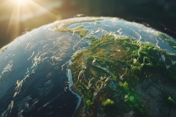 Fototapeta premium Globe Earth a environment concept