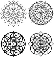 Fototapeta premium illustration of a ornament