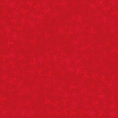 swarm midges flying in the air,hand-drawn, red vector background