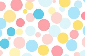 Obraz premium A colorful background with many small circles of different colors