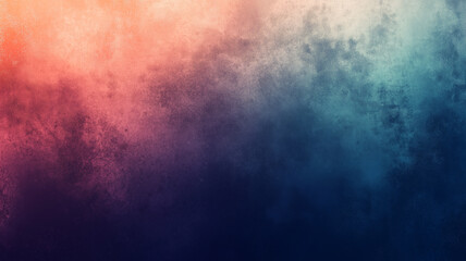 Fototapeta premium Abstract night sky with galaxies, stars, close up space. Gradient blurred colorful with grain noise effect. Social media, mobile phone background, desktop wallpaper