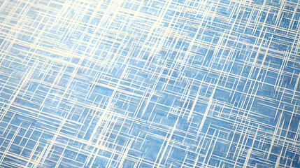 Blue and White Grid Pattern Background with a Textured Look