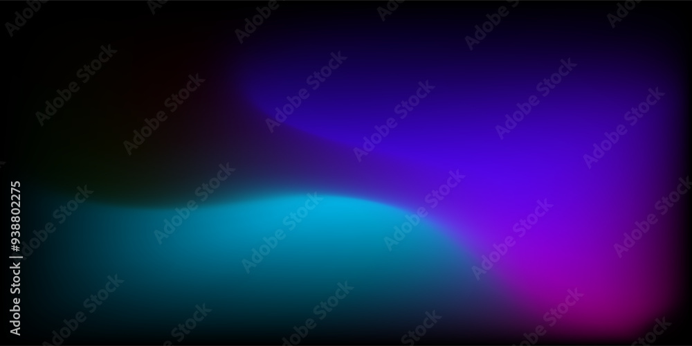 Poster abstract colorful gradient background with flowing purple, blue, and teal colors blending smoothly o