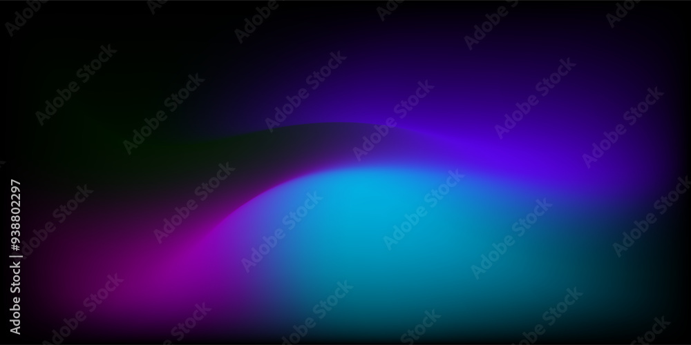 Poster abstract vector colorful gradient background with flowing purple, blue, and teal colors blending smo