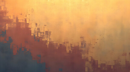 Obraz premium Abstract Background with Grunge Texture and Geometric Shapes