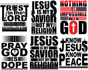 Obraz premium Minimalist Jesus Bible Verse Prayer Phrases, Hand Lettering Pack Vector Illustration for Book Cover, Newsletter, Motion Graphics