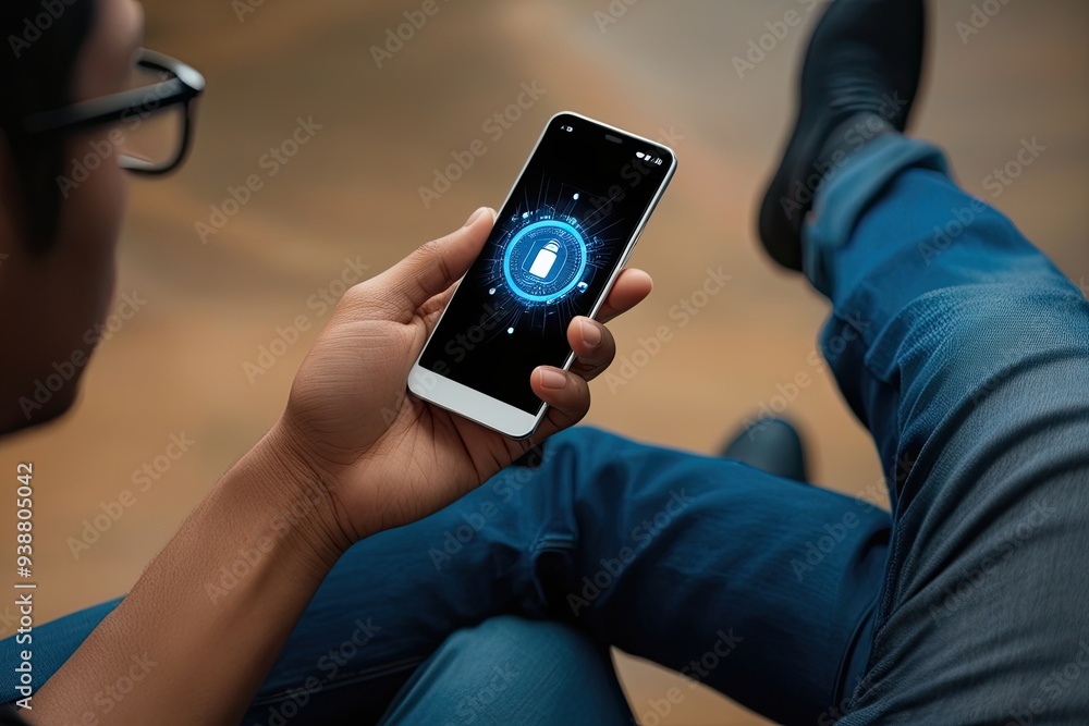 Aufkleber smartphone usage for digital communication and enhanced network connectivity