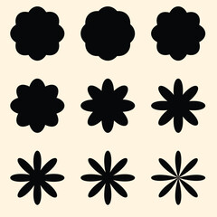 Obraz premium Set of blinking stars, sparks and sparkles. Shining twinkle sunburst shapes collection. Magic light flare pack for design template, poster, banner, brochure, leaflet. Vector glint glitter illustration