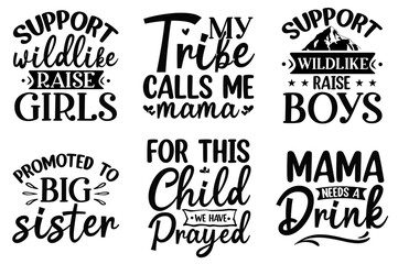 Obraz premium Vibrant Kids Typographic Emblems, Invitation Collection Vector Illustration for Infographic, Printing Press, Vouchers