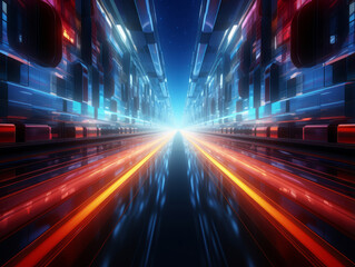 Fototapeta na wymiar Outstanding Realistic neon lights background