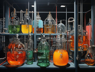 Gorgious Pollution and industry exterior in daylight