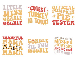 Creative Thanks Giving Typography, Typographic Emblems Collection Vector Illustration for Packaging, Holiday Cards, Book Cover