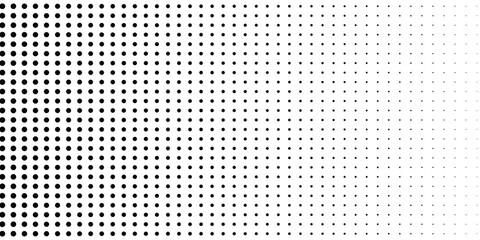 Basic halftone dots effect in black and white color. Halftone effect. Dot halftone. Black white halftone. MODERN