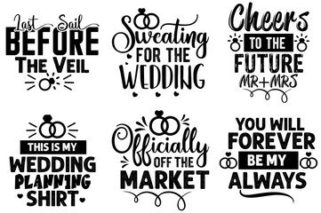 Fototapeta premium Decorative Engagement Trendy Retro Style Illustration, Typography Bundle Vector Illustration for Magazine, Vouchers, Printing Press