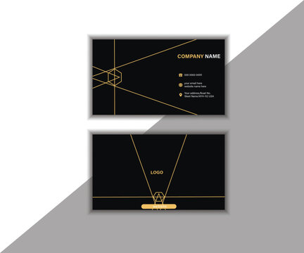 modern creative business card .business card design template.Vector illustration print template.Futuristic business card design.