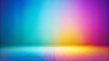 Abstract Gradient Background With Smooth Color Transitions And A Subtle Floor Texture