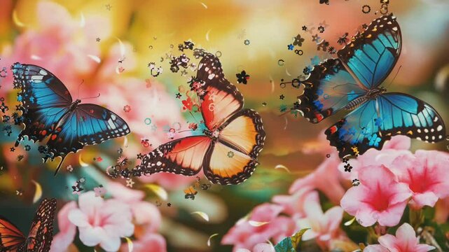 Butterfly's Crystal Symphony 1000-Piece Puzzle | Vibrant Art Jigsaw For Adults & Puzzle Lovers - View #2