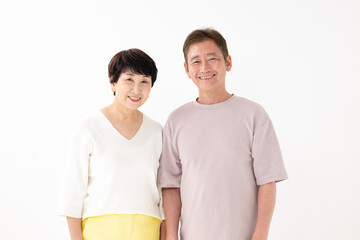 Fototapeta premium 仲良しシニア夫婦