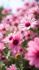 Close-up of a Pink Daisy
