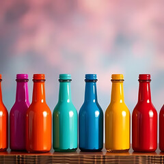 bottles of wine on a shelf