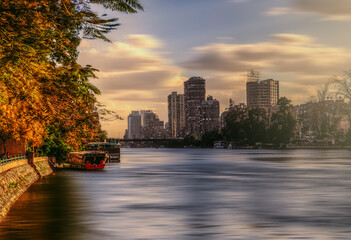 Cairo & Giza borders skyline