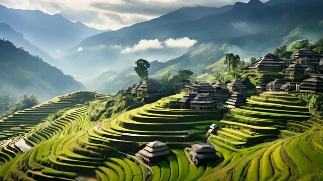 Ancient Civilization, Ifugao rice terraces, philiphines