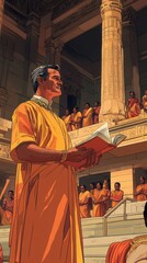 Bhagavad Gita Temple Reading Hinduism Religion Spiritual Symbol