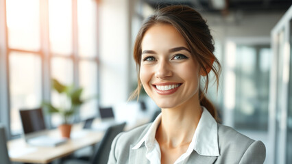 Portrait of a Happy Businesswoman