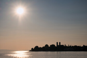 Abendsstimmung am Bodensee bei friedrichshafen