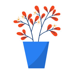 Indoor plant illustration