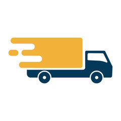 Truck delivery logo