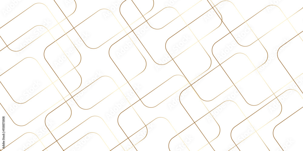 Poster modern minimal and clean white gold background with realistic line wave geometric circle shape, abst