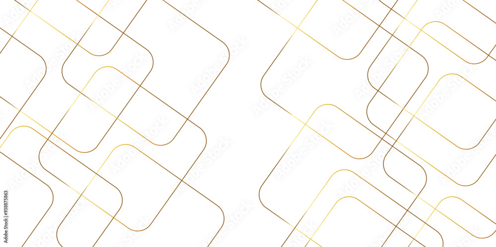 Poster modern minimal and clean white gold background with realistic line wave geometric circle shape, abst