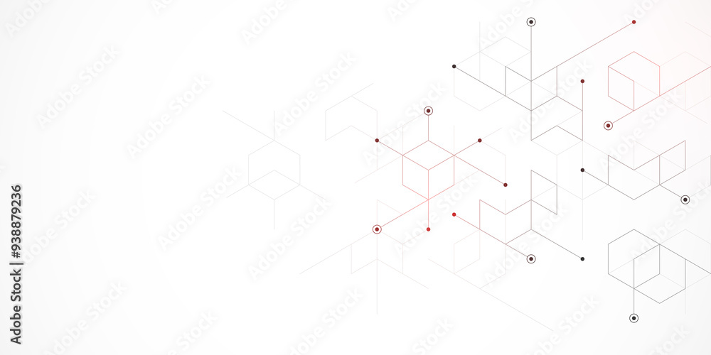 Poster creative idea of modern design with abstract geometric background. minimalistic texture with polygon