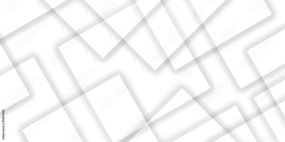 Poster white triangle pattern background texture .abstract seamless modern white color transparent technolo