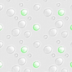 Abstract geometric black and white graphic design print halftone pattern. Vector illustration.