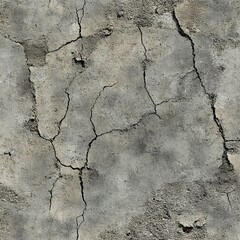 close-up of textured concrete wall with visible cracks and patches, weathered gray concrete surface. concepts: background for graphic design projects, film and video production, product photography.