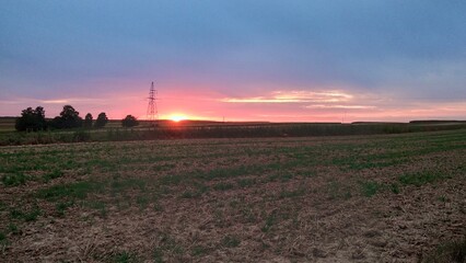 zachód słońca © Piotr