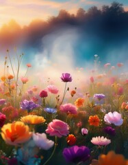 Obraz premium Fragrant Field of Dreams