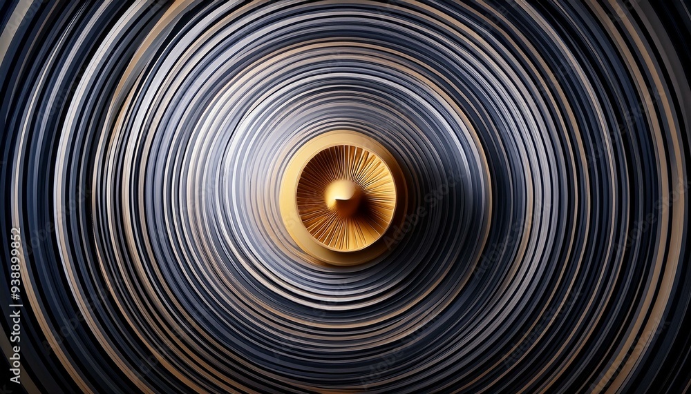Canvas Prints abstract tunnel of light with the illusion of movement objects