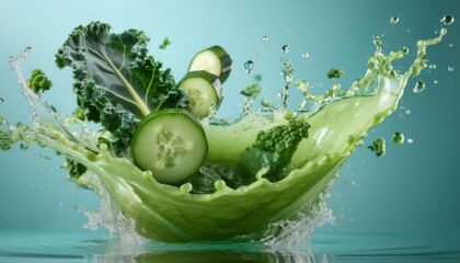 Kale Cucumber Juice Vortex